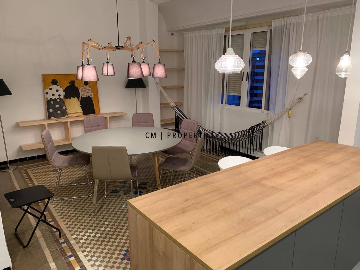 3 slaapkamer Flat te huur in Valencia stad - € 1.600 (Ref: 9403382)