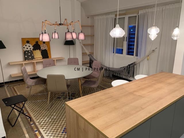 3 slaapkamer Flat te huur in Arrancapins, Valencia stad - € 1.600 (Ref: 9403382)