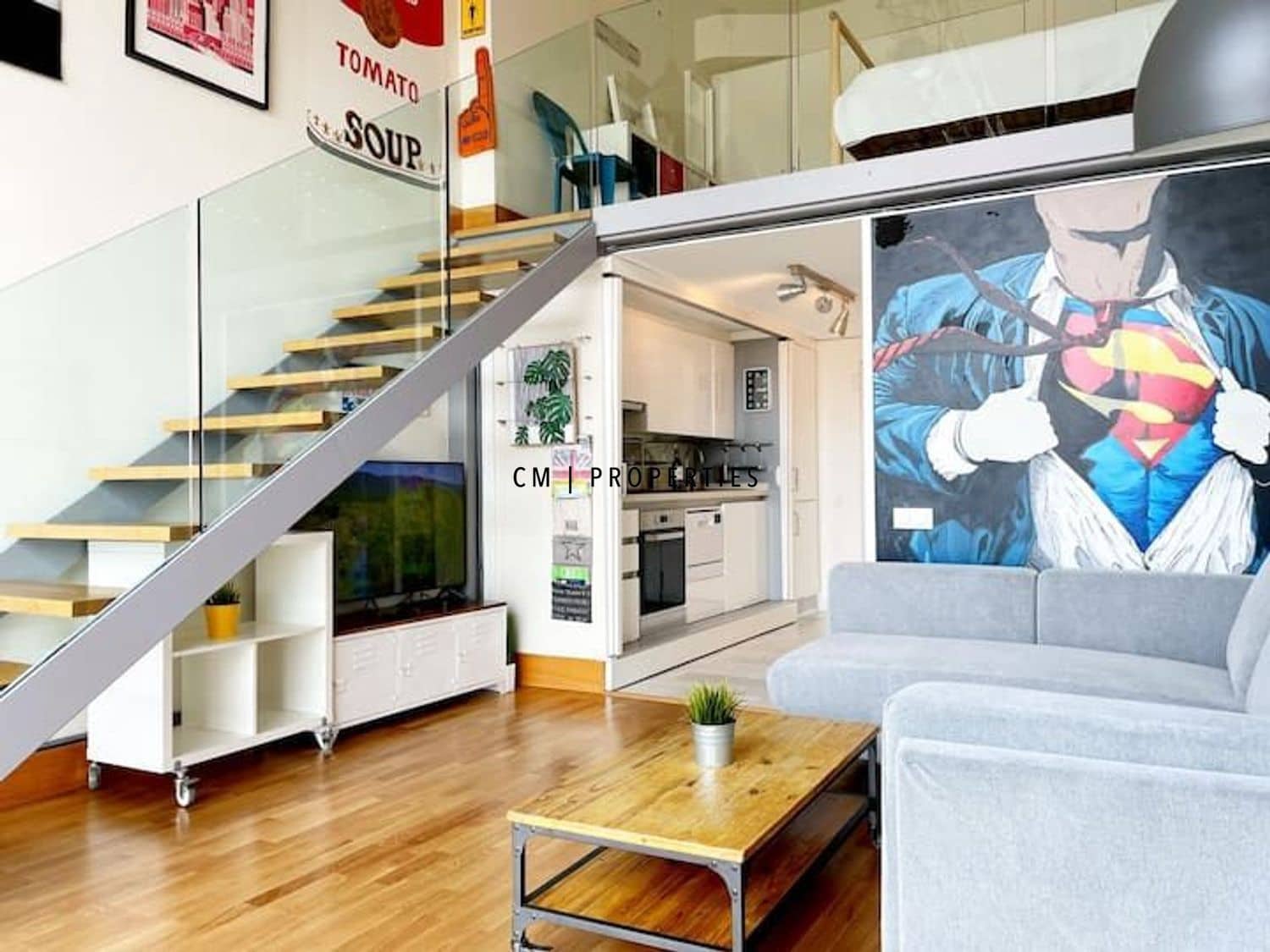 1 slaapkamer Penthouse te huur in Valencia stad - € 1.230 (Ref: 9404644)