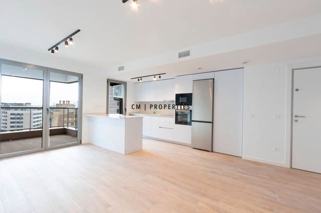 3 soverom Leilighet til leie i Valencia by med svømmebasseng garasje - € 2 000 (Ref: 9473213)