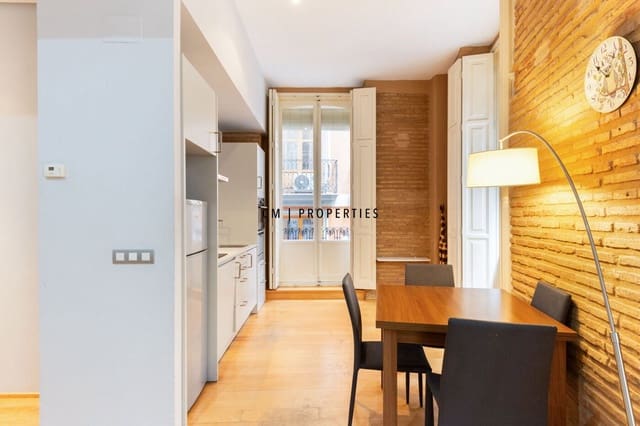 2 Zimmer Wohnung zu vermieten in Ciutat Vella, València Stadt - 1.500 € (Ref: 9536470)