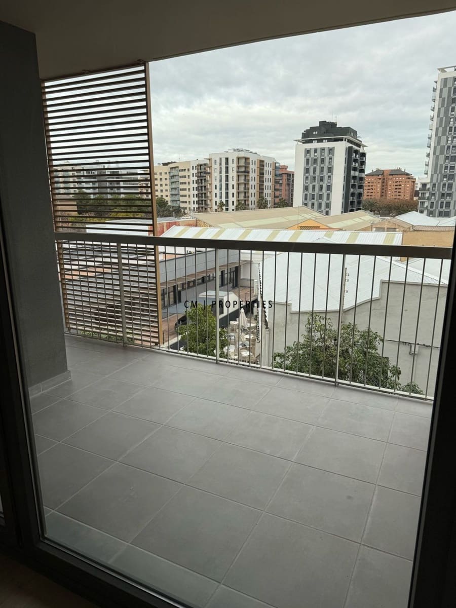 2 Zimmer Wohnung zu vermieten in Valencia Stadt mit Pool Garage - 1.500 € (Ref: 9539050)