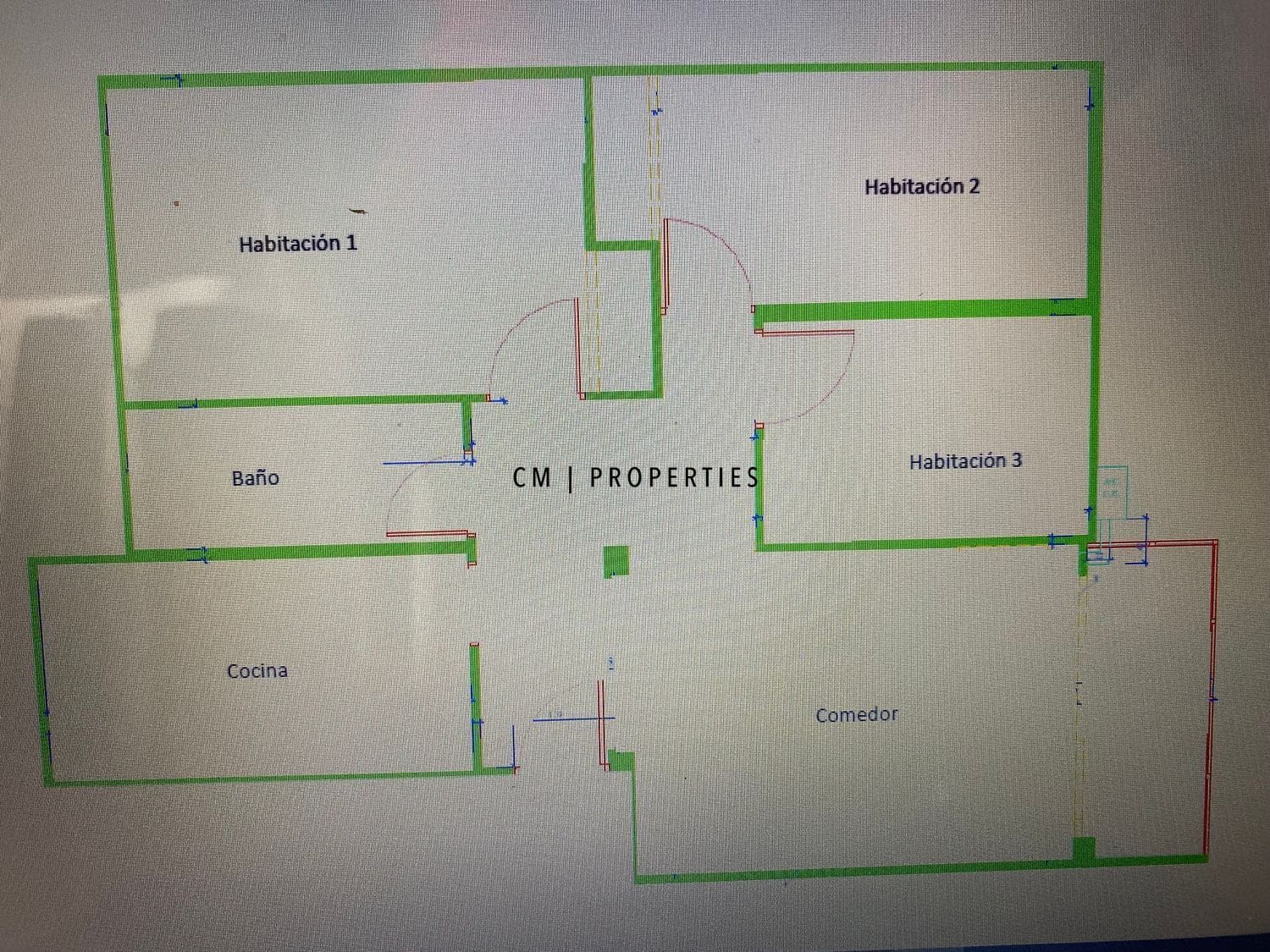 3 soveværelse Lejlighed til salg i Valencia by - € 239.000 (Ref: 9541864)