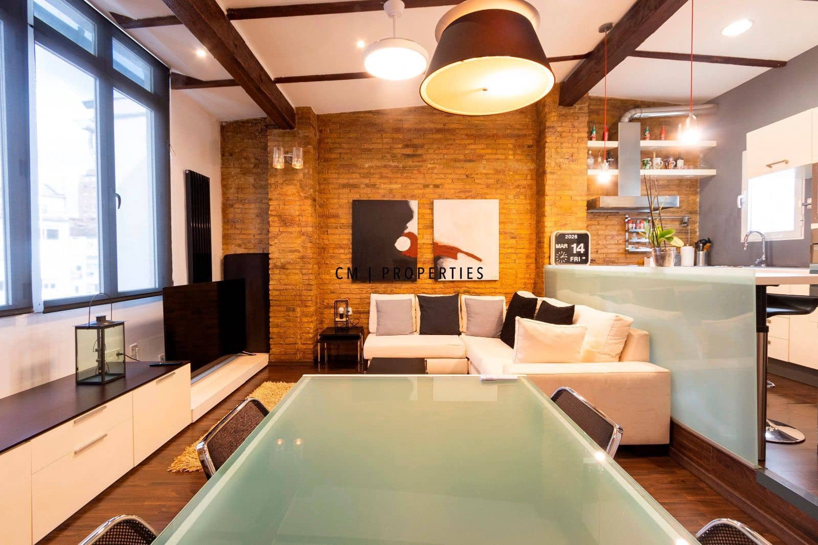 Penthouse zu vermieten in Valencia Stadt - 1.600 € (Ref: 9580261)