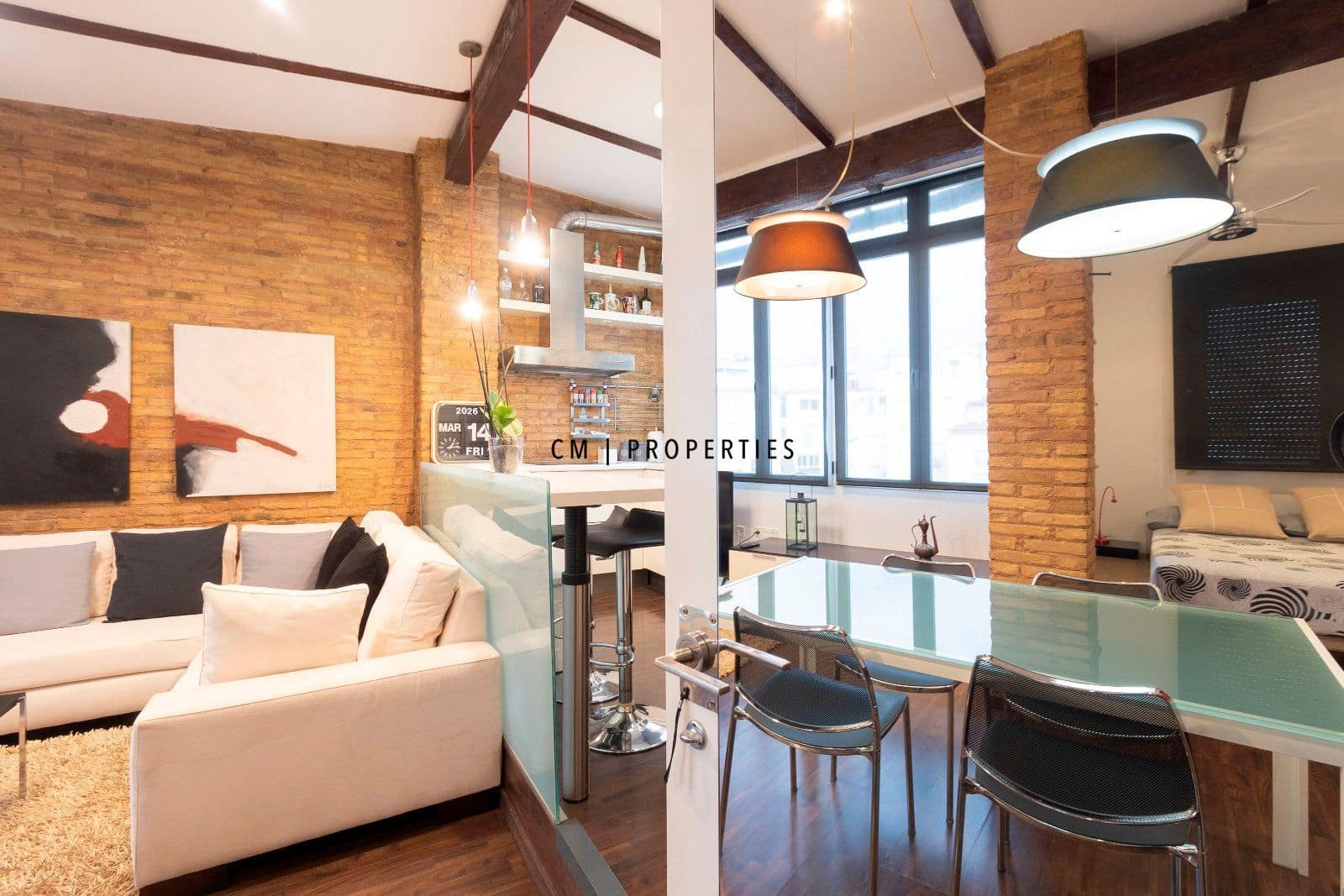 Penthouse zu vermieten in Valencia Stadt - 1.600 € (Ref: 9580261)
