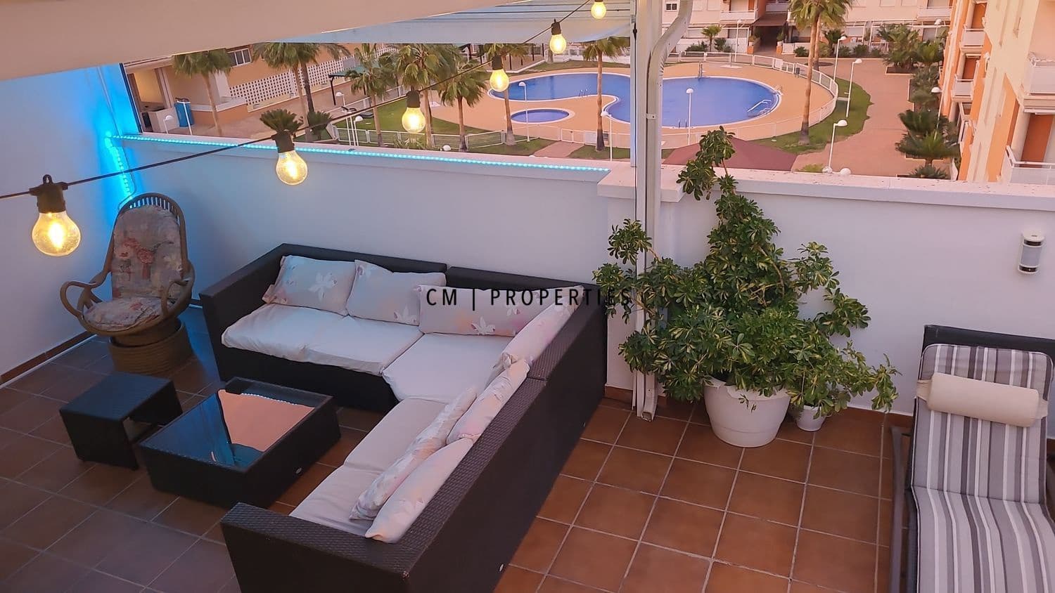 2 bedroom Penthouse for rent in Almenara with pool garage - € 1,200 (Ref: 9583516)