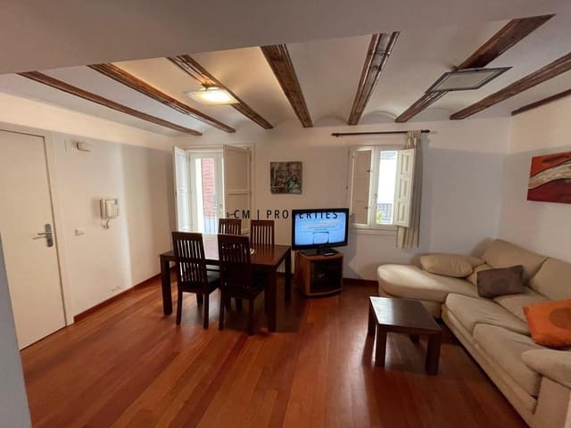 1 quarto Apartamento para arrendar em Valência cidade - 1 100 € (Ref: 9606988)