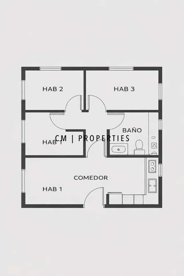 Appartement de 3 chambres à louer à Aldaia - 1 000 € (Ref: 9632663)