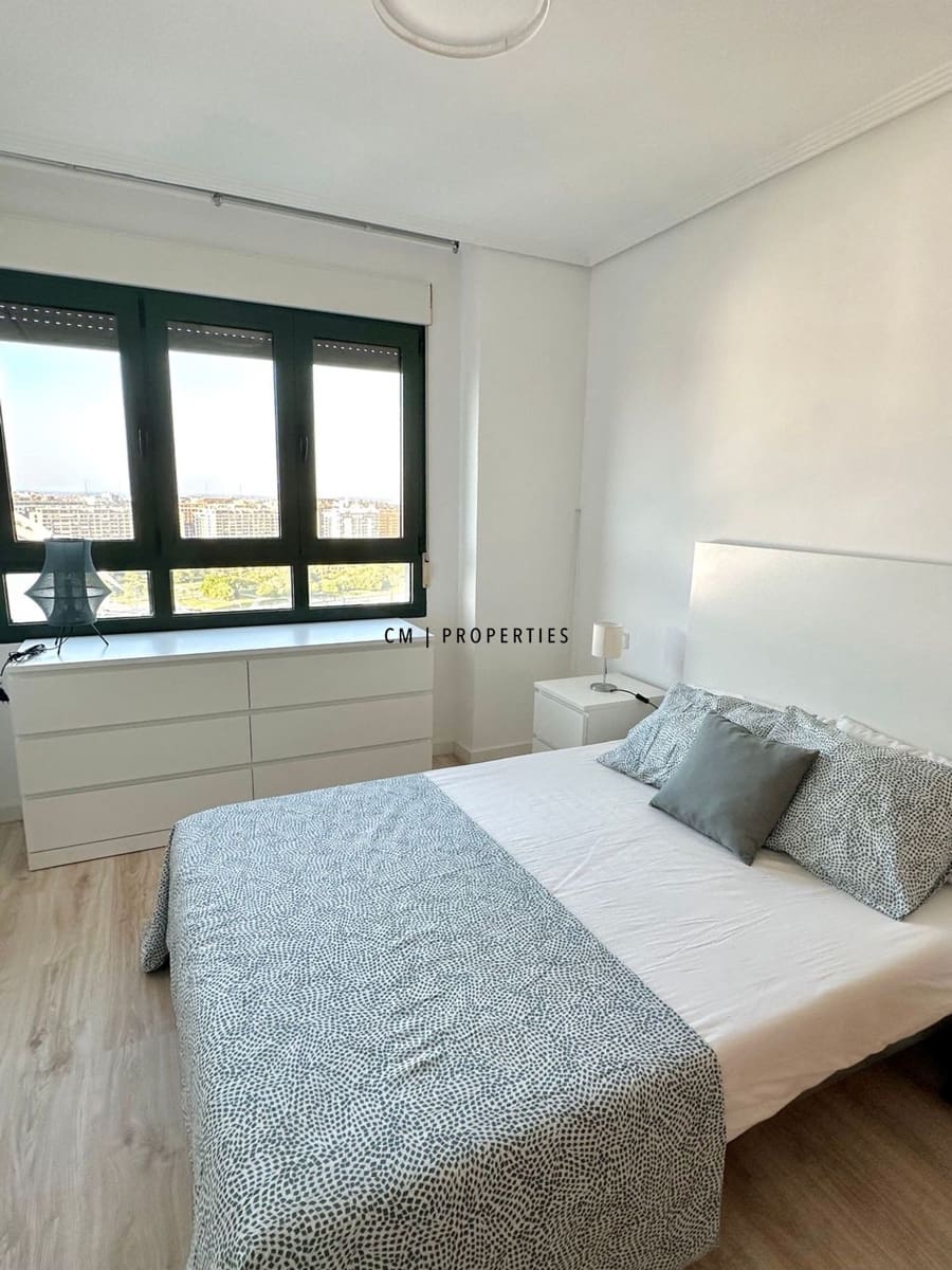 1 quarto Apartamento para arrendar em Valencia cidade com piscina - 1 400 € (Ref: 9646188)