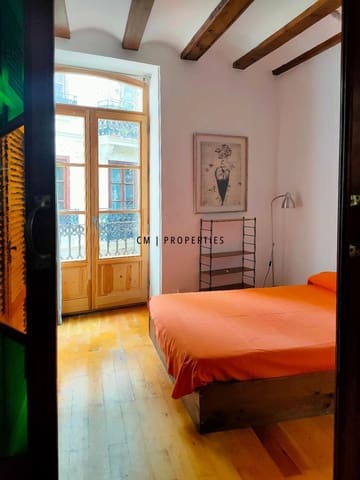 Piso de 1 habitación en Ciutat Vella, València ciudad en alquiler - 1.300 € (Ref: 9665156)