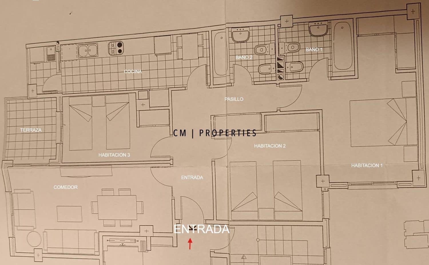 3 quarto Apartamento para arrendar em Mislata com garagem - 1 400 € (Ref: 9671091)