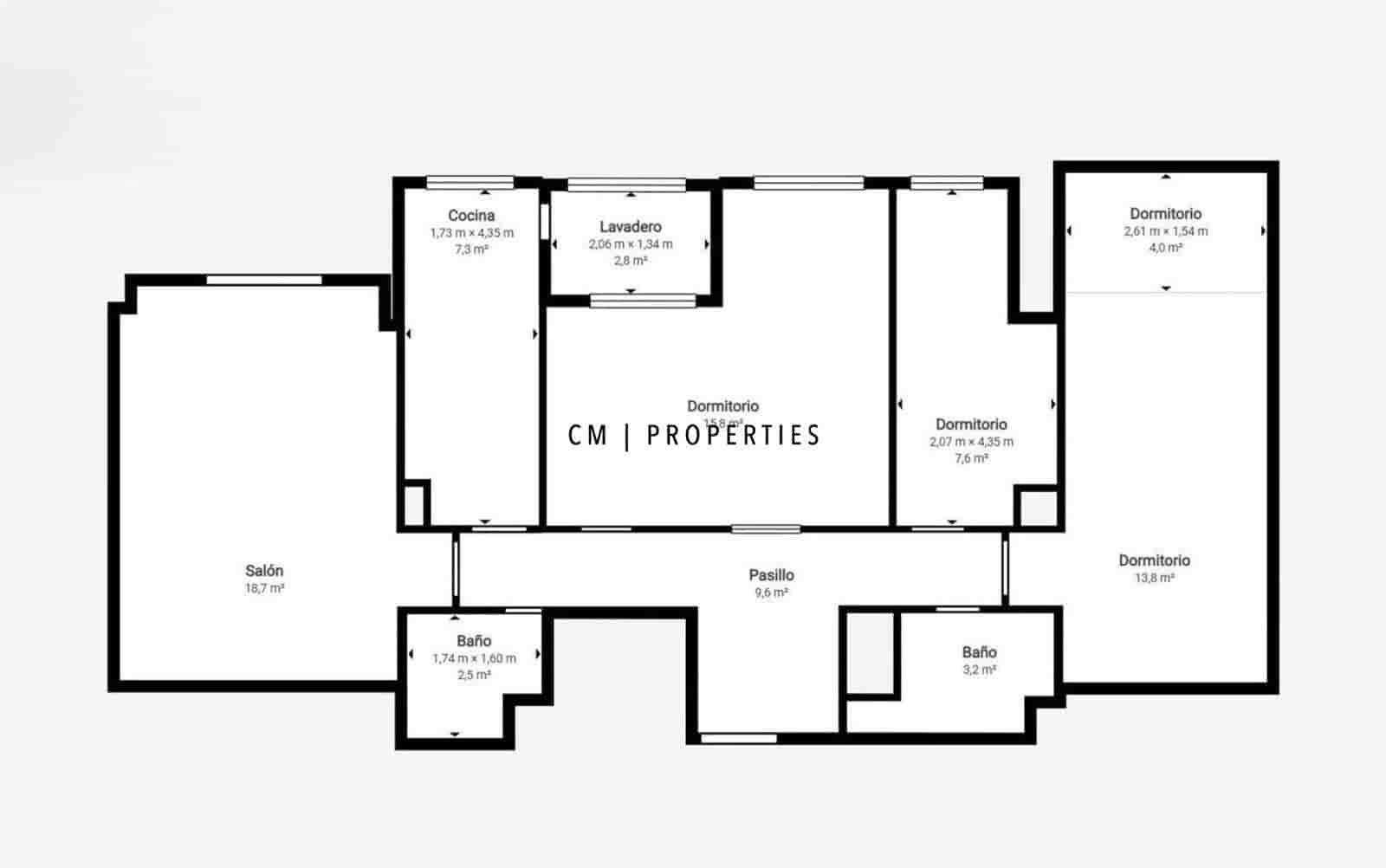 3 camera da letto Appartamento in vendita in Valencia citta - 338.000 € (Rif: 9684032)