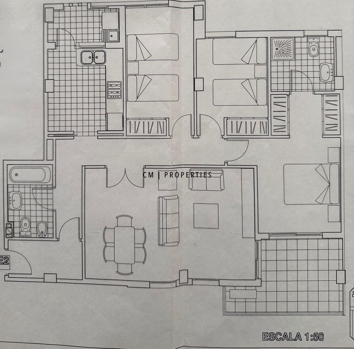 3 bedroom Flat for rent in Valencia city with pool garage - € 2,100 (Ref: 9715454)