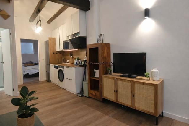 1 Zimmer Wohnung zu vermieten in Poblats Maritims, València Stadt - 1.300 € (Ref: 9715606)