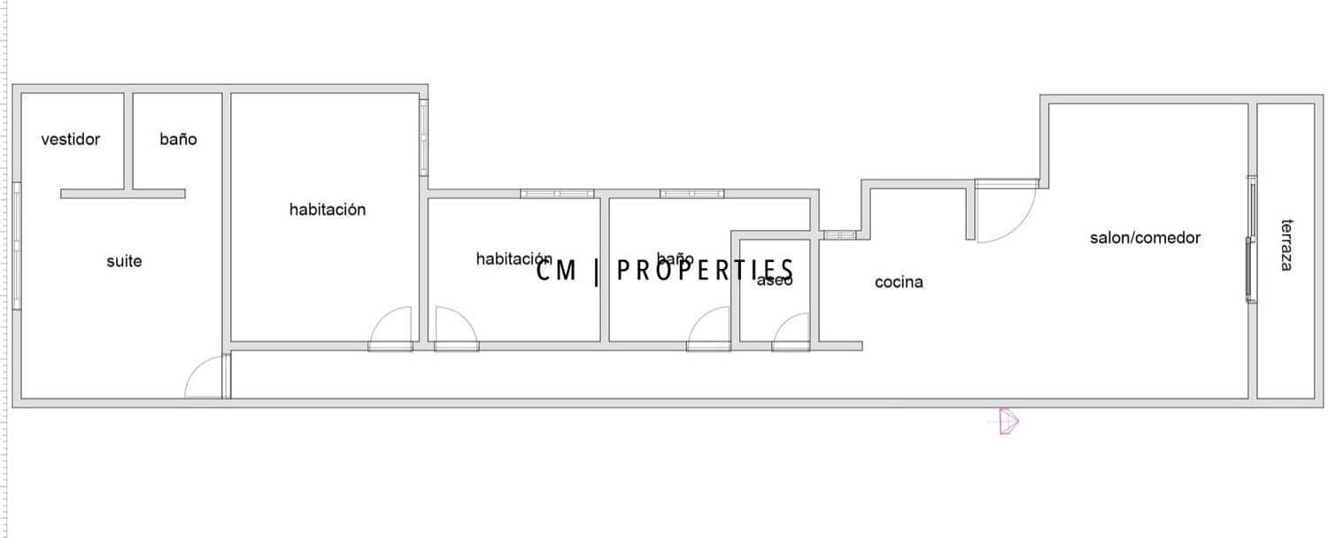 3 quarto Apartamento para venda em Valencia cidade - 486 000 € (Ref: 9814721)