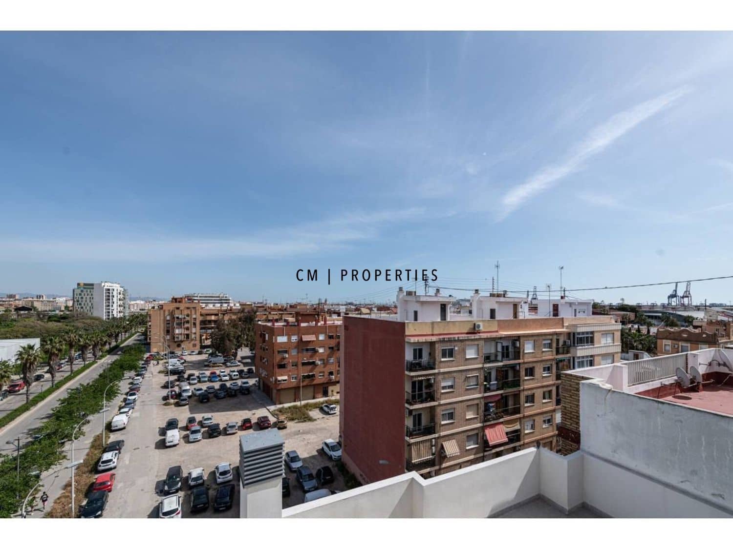 4 Zimmer Penthouse zu vermieten in Valencia Stadt mit Pool Garage - 2.500 € (Ref: 9819617)