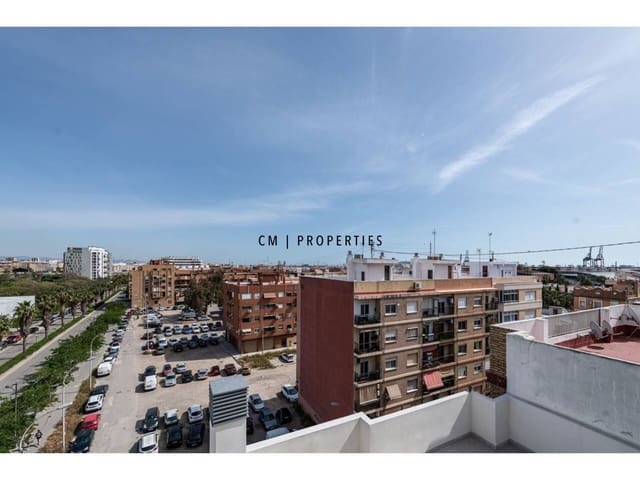 4 Zimmer Penthouse zu vermieten in Quatre Carreres, València Stadt mit Pool Garage - 2.500 € (Ref: 9819617)