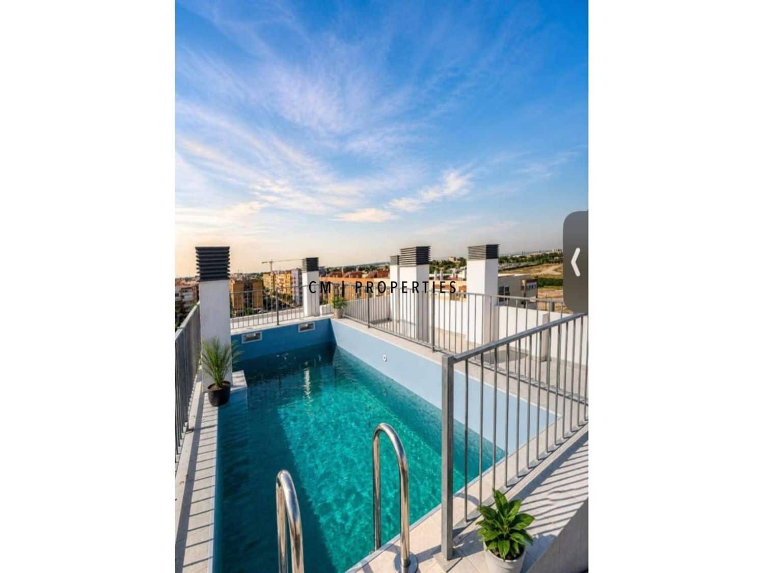 4 Zimmer Penthouse zu vermieten in Valencia Stadt mit Pool Garage - 2.500 € (Ref: 9819617)