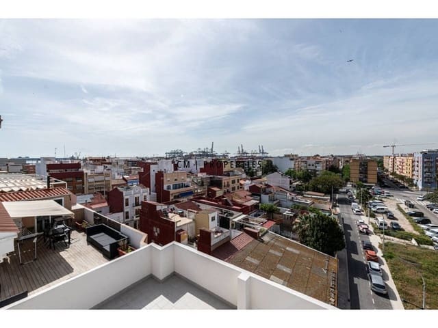 4 Zimmer Penthouse zu vermieten in Quatre Carreres, València Stadt mit Pool Garage - 2.500 € (Ref: 9819617)