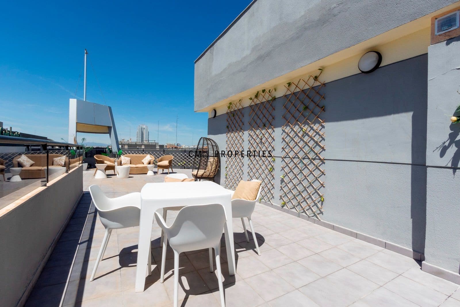 3 quarto Penthouse para arrendar em Valencia cidade com piscina garagem - 5 000 € (Ref: 9821583)