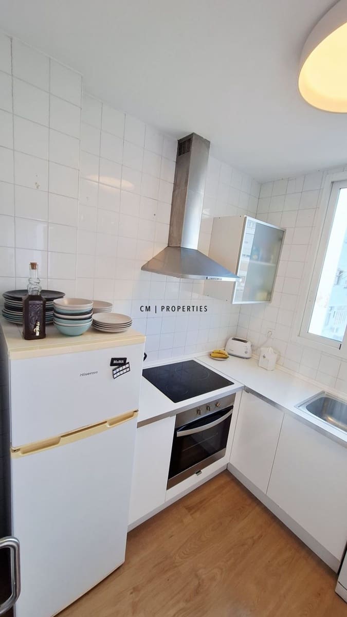 1 Zimmer Wohnung zu vermieten in Valencia Stadt - 1.450 € (Ref: 9830016)