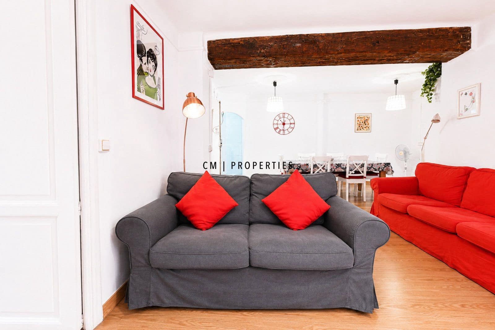 3 sovrum Lägenhet att hyra i Valencia stad - 1 800 € (Ref: 9850113)