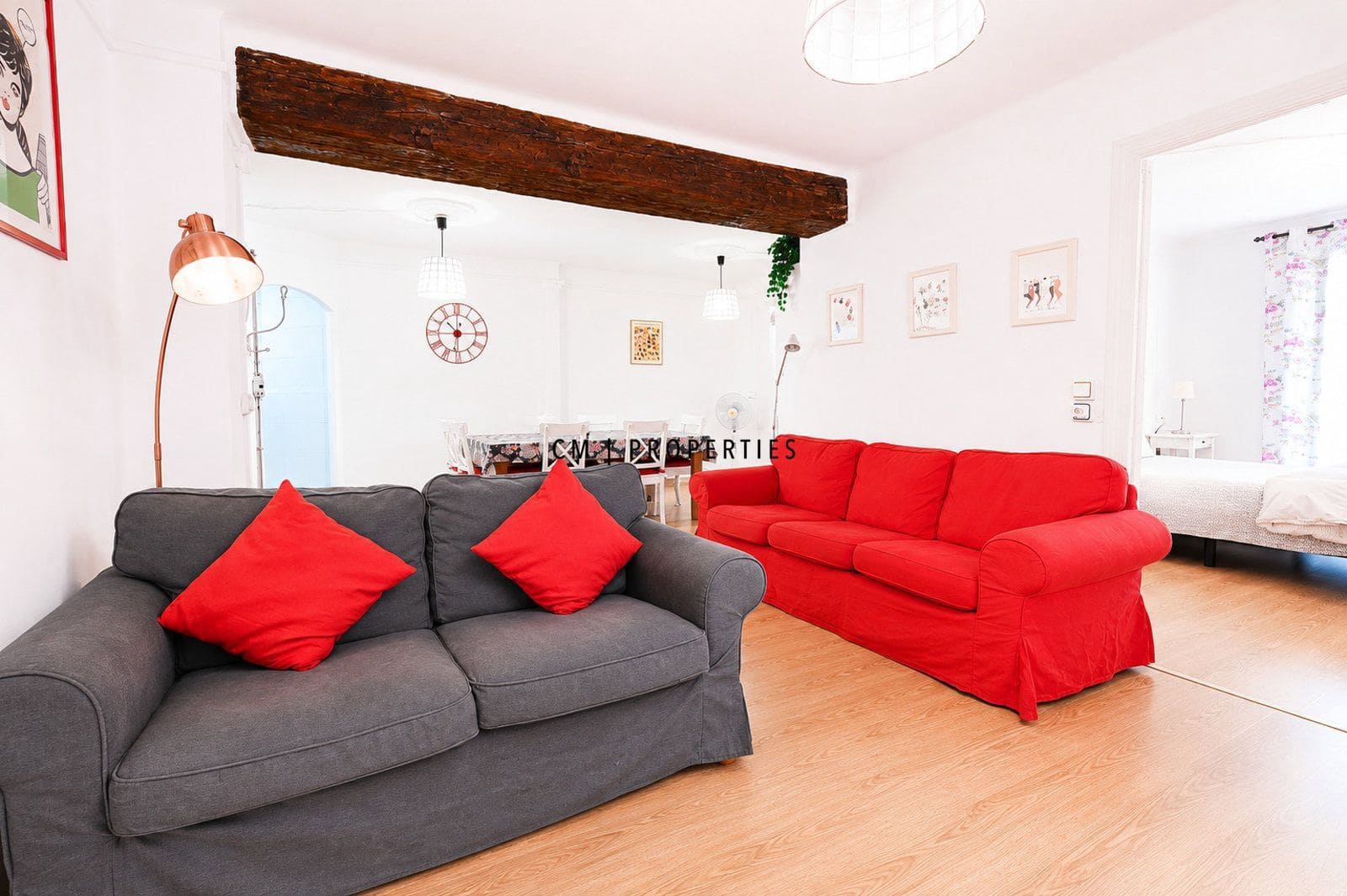 3 sovrum Lägenhet att hyra i Valencia stad - 1 800 € (Ref: 9850113)