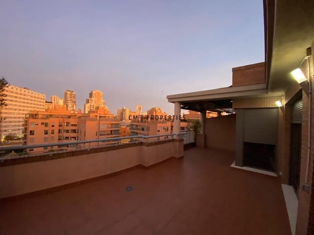 Ático de 2 habitaciones en Campanar, València ciudad en alquiler con piscina garaje - 2.000 € (Ref: 9889285)