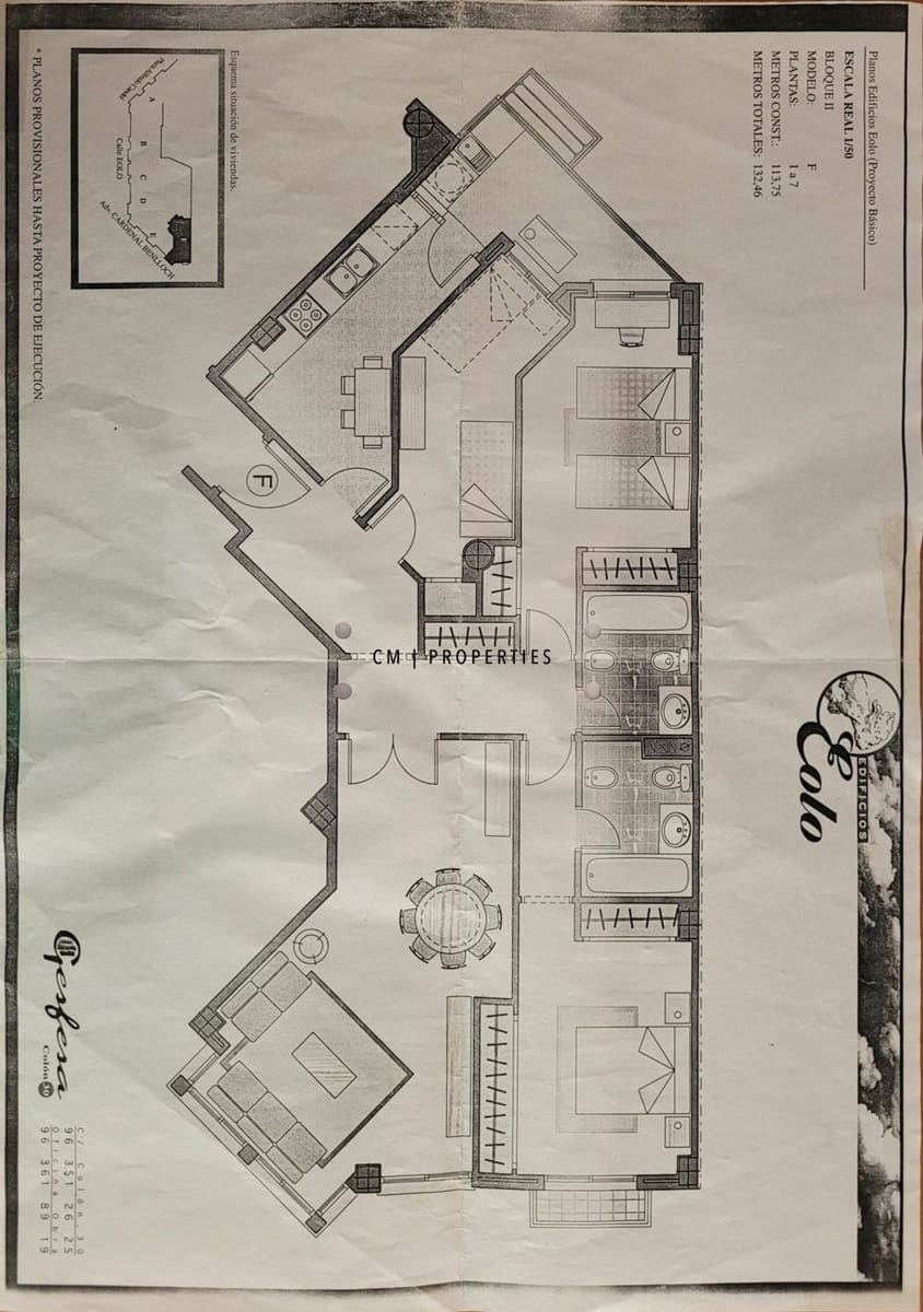 3 Zimmer Wohnung zu verkaufen in Valencia Stadt - 490.000 € (Ref: 9905266)