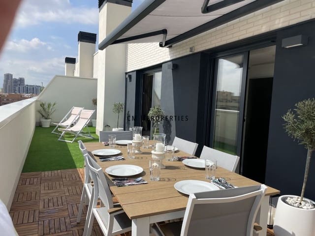 2 sovrum Takvåning att hyra i Benicalap, Valencia stad med pool garage - 1 600 € (Ref: 9918998)