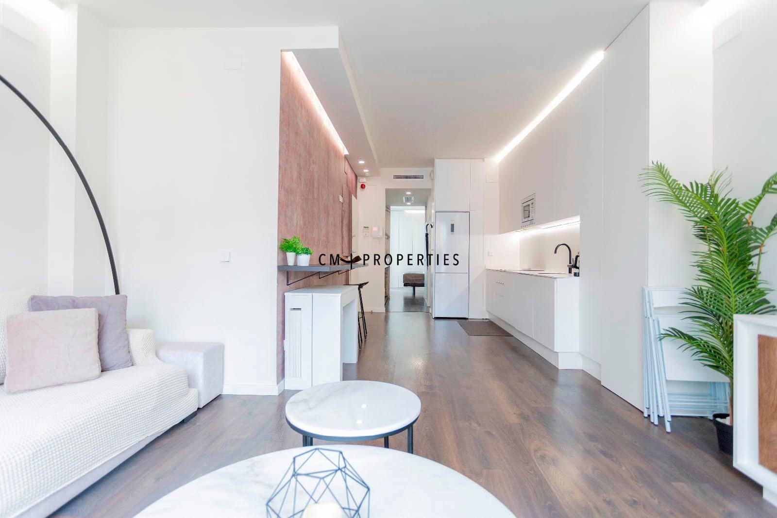1 Zimmer Wohnung zu vermieten in Valencia Stadt - 1.600 € (Ref: 9938697)