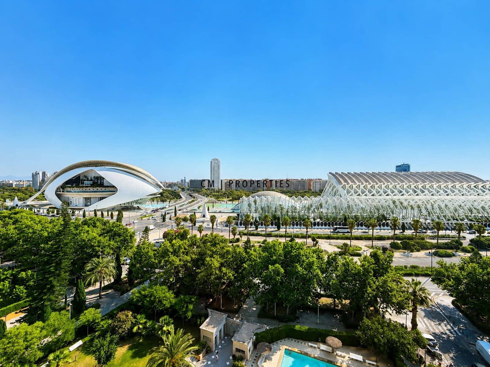 3 soverom Leilighet til leie i Valencia by med svømmebasseng garasje - € 2 500 (Ref: 9948911)