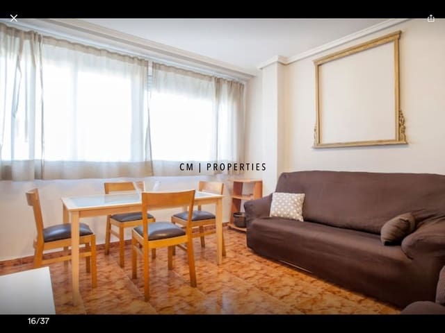 2 soveværelse Lejlighed til leje i Nou Moles, Valencia by - € 600 (Ref: 9981554)
