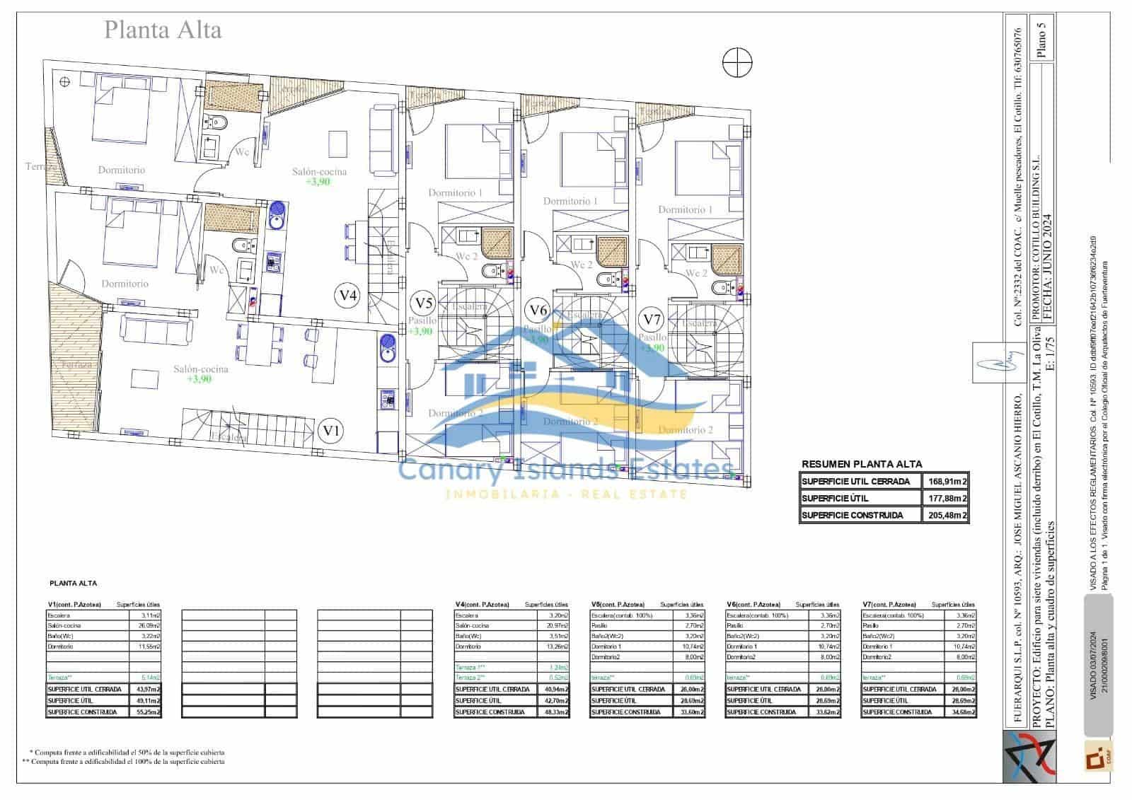 2 makuuhuone Huoneisto myytävänä paikassa El Cotillo - 280 000 € (Ref: 9215269)
