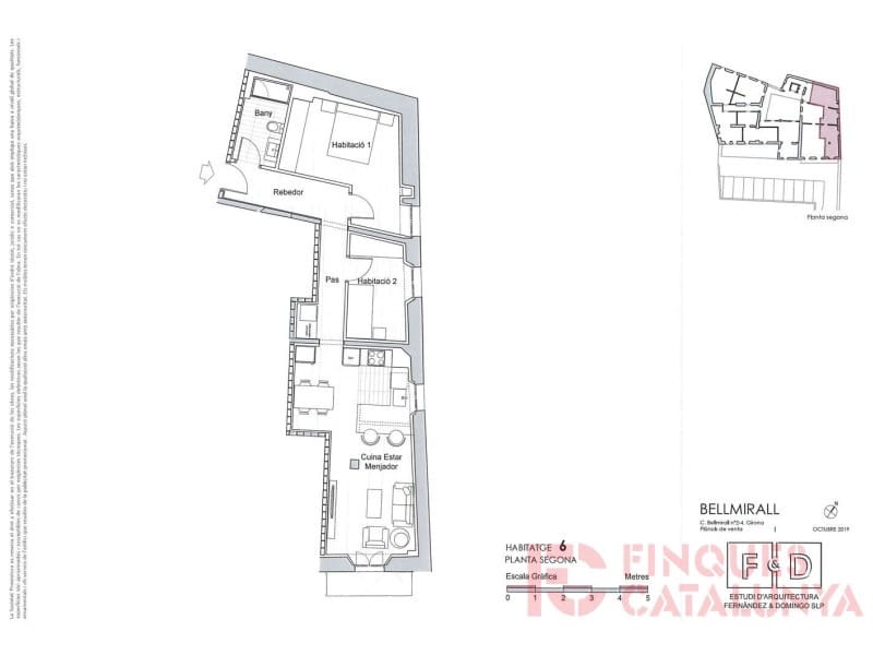 2 makuuhuone Asunto myytävänä paikassa Girona kaupunki mukana 
autotalli - 441 000 € (Ref: 9433532)