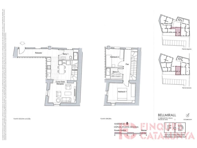 2 makuuhuone Huoneisto myytävänä paikassa Girona kaupunki mukana 
autotalli - 540 750 € (Ref: 9433547)