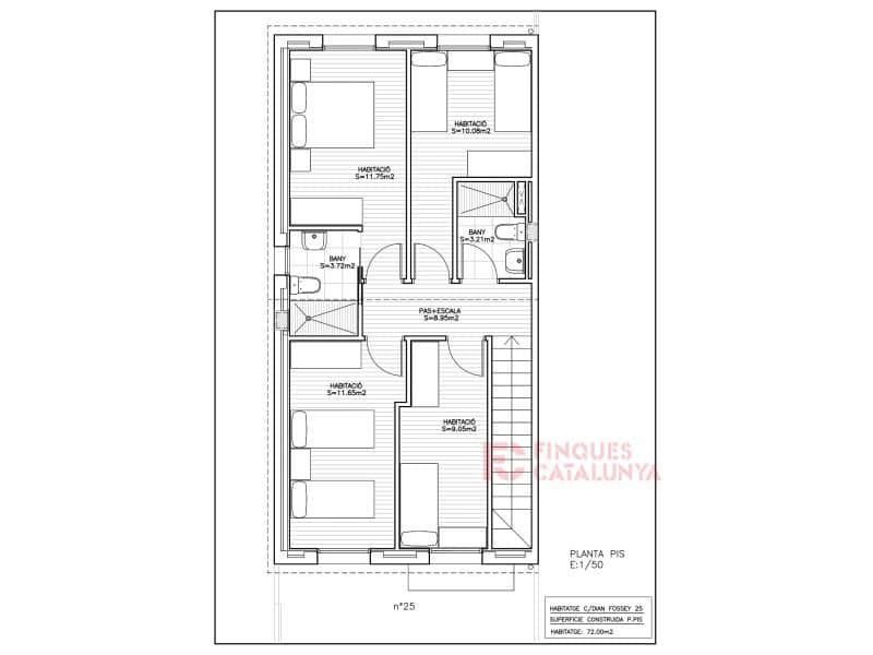 Rekkehus til salgs i Cassa de la Selva med garasje - € 385 000 (Ref: 9433593)