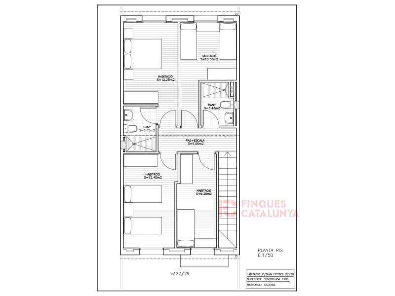 Rekkehus til salgs i Cassa de la Selva med garasje - € 385 000 (Ref: 9433593)