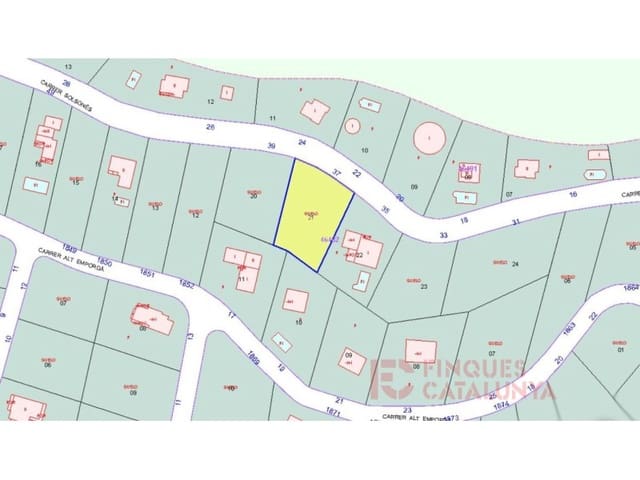 Byggegrund til salg i Brunyola i Sant Martí Sapresa - € 70.000 (Ref: 9516250)