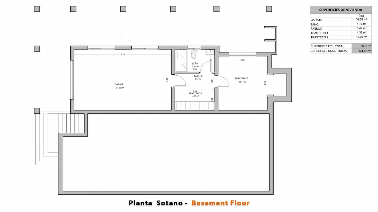 4 soverom Villa til salgs i La Siesta med svømmebasseng - € 995 000 (Ref: 9344729)