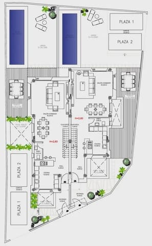 4 sypialnia Dom blizniak na sprzedaż w Pozuelo de Alarcón z garażem - 1 475 000 € (Ref: 9965616)
