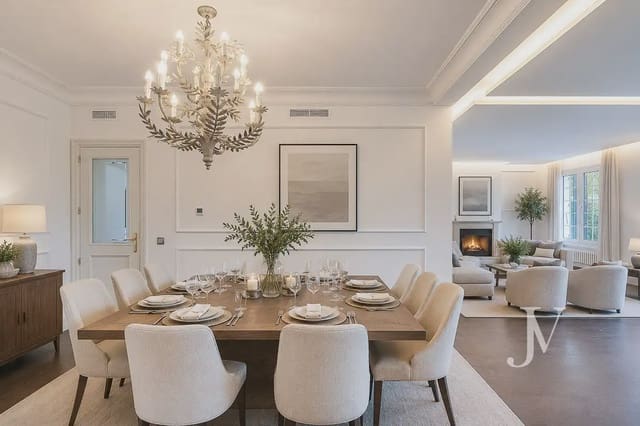 5 soverom Kjedet enebolig til salgs i Piovera, Madrid by med svømmebasseng garasje - € 3 150 000 (Ref: 9997516)