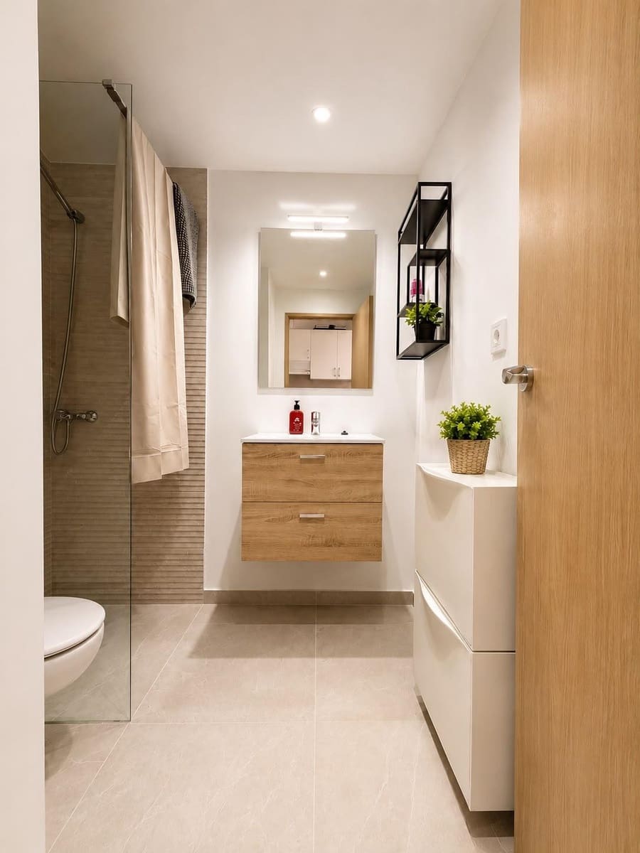 Yksiö vuokrattavana paikassa Calas de Mallorca mukana uima-altaan - 950 € (Ref: 10086164)