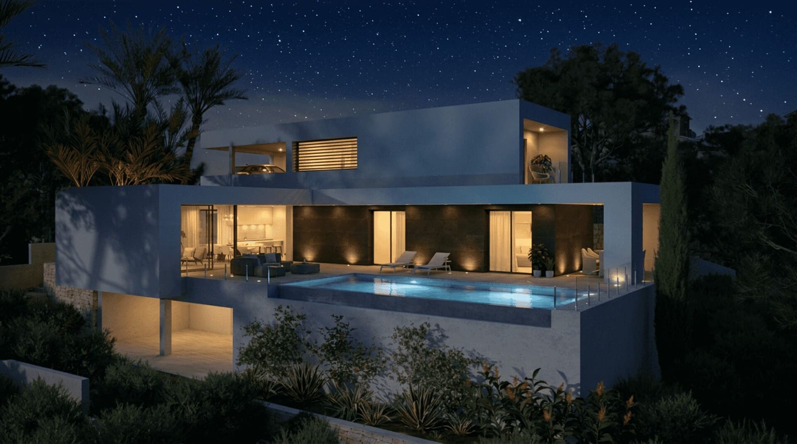 3 chambre Villa/Maison à vendre à Cumbre del Sol avec piscine - 1 650 500 € (Ref: 10057646)