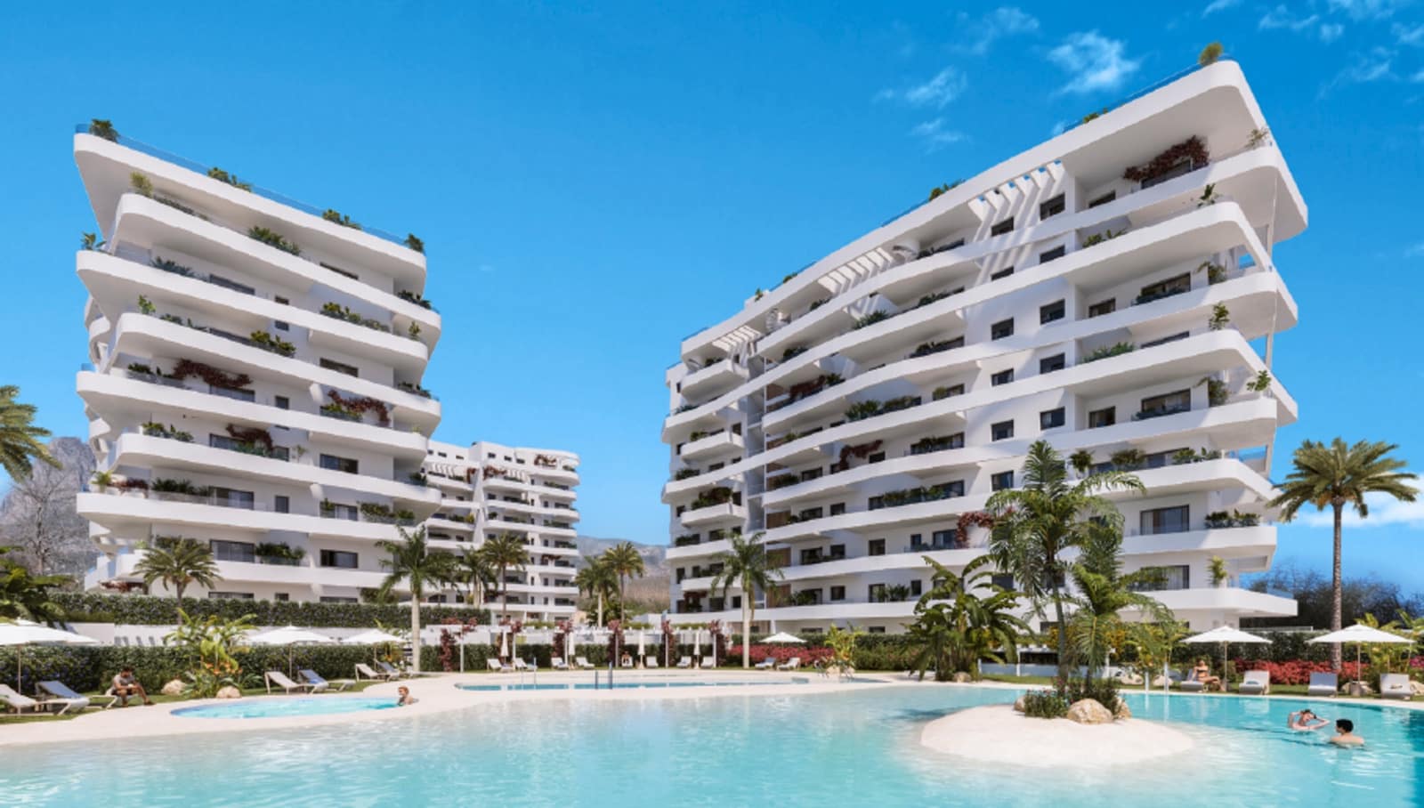 2 chambre Appartement à vendre à La Villajoyosa / Vila Joiosa avec piscine garage - 434 000 € (Ref: 10060545)