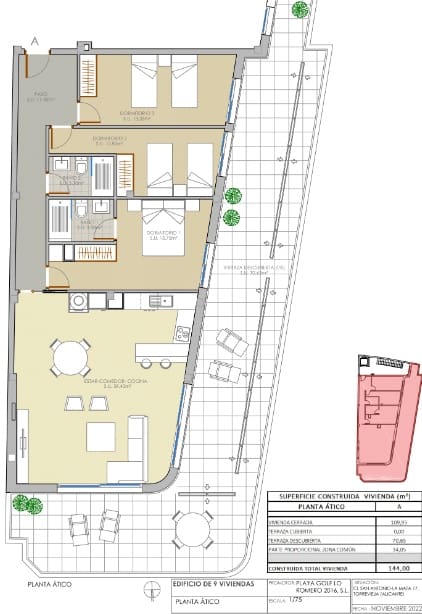 2 camera da letto Appartamento in vendita in La Mata con piscina garage - 399.900 € (Rif: 9239251)