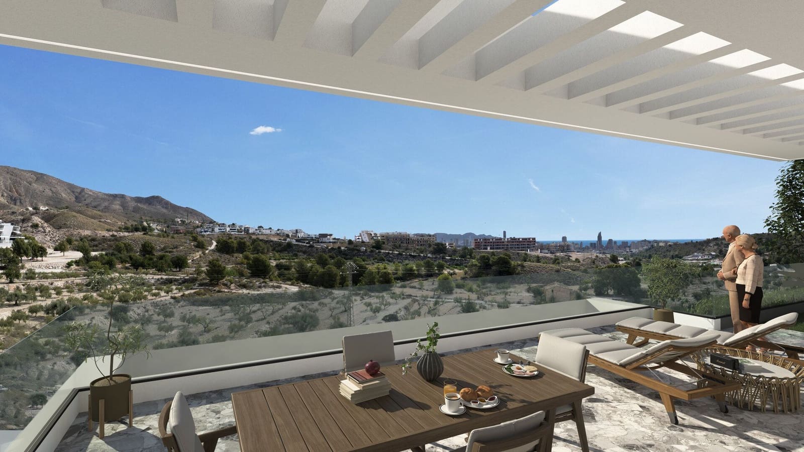 2 bedroom Apartment for sale in Finestrat with pool garage - € 345,000 (Ref: 9239252)