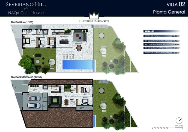 4 camera da letto Villa in vendita in Finestrat - 1.270.000 € (Rif: 9239255)