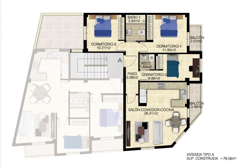 3 soveværelse Lejlighed til salg i Jacarilla - € 139.000 (Ref: 9239260)