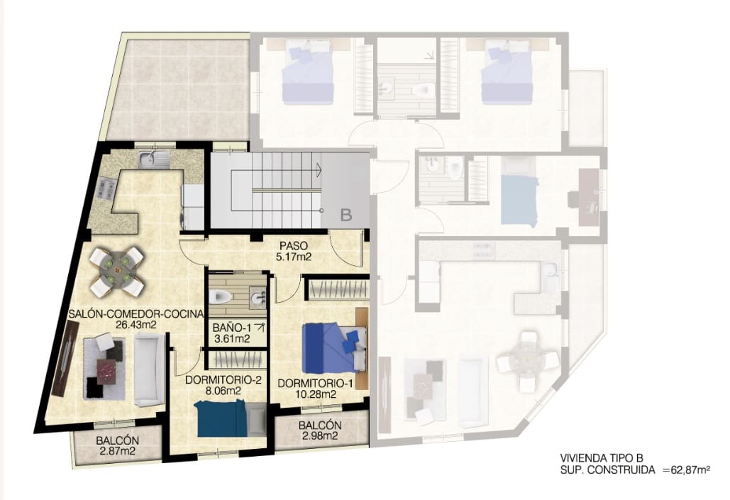 3 soveværelse Lejlighed til salg i Jacarilla - € 139.000 (Ref: 9239260)